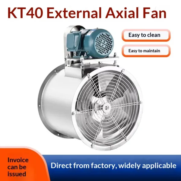 Axial Flow Fan, KT40, 304, Stainless, Steel - view 4