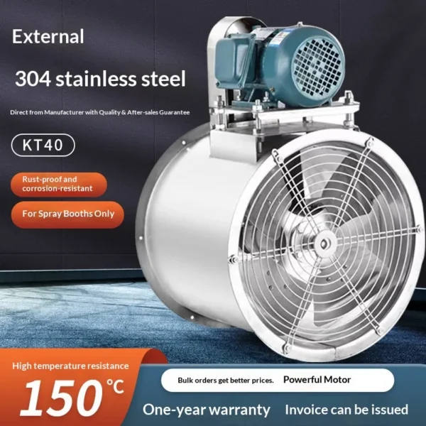 Axial Flow Fan, KT40, 304, Stainless, Steel - view 5