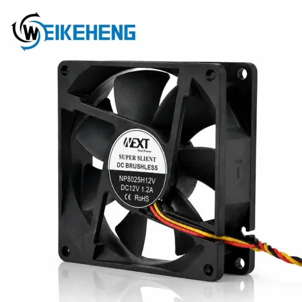 Axial Flow Fan, NEXT, NP8025H12V, 12V, 1.2A