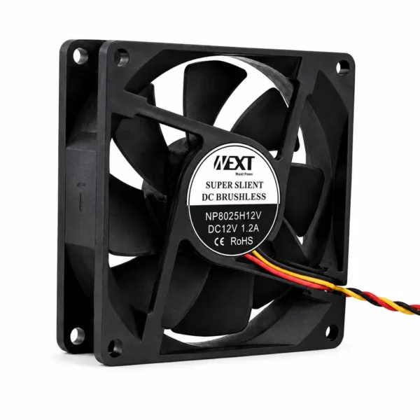 Axial Flow Fan, NEXT, NP8025H12V, 12V, 1.2A - view 3