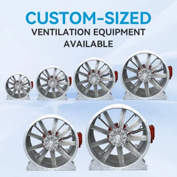 Axial Flow Fan, NXT-17-No12.5A, 25-2295Pa, Portable - view 4