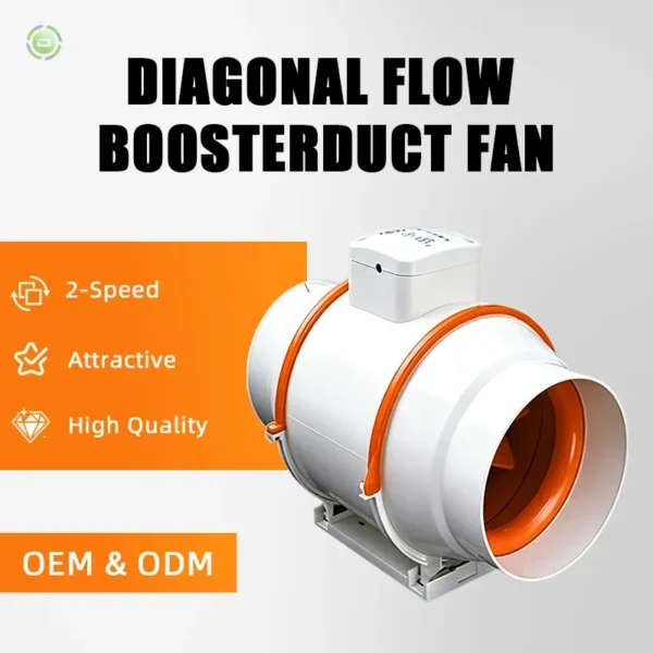 Axial Flow Fan, Plastic, 220 V, Electric