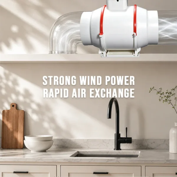 Axial Flow Fan, Plastic, 220 V, Electric - view 6