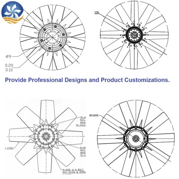 Axial Flow Fan, Plastic, 720-1400mm - view 5