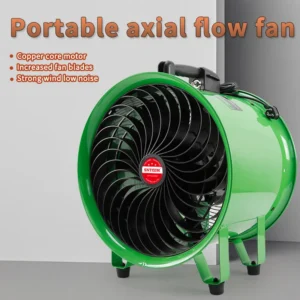 Axial Flow Fan, Portable, 220V, Aluminum