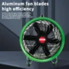 Axial Flow Fan, Portable, 220V, Aluminum - view 2