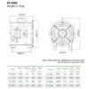 Axial Flow Fan, Portable, 220V, Aluminum - view 5