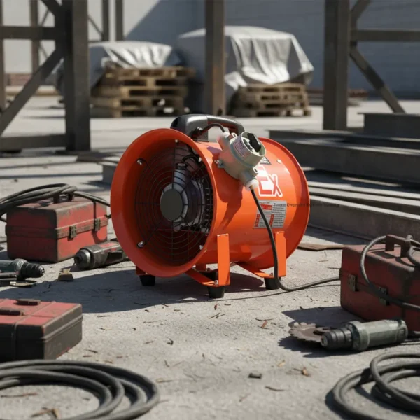 Axial Flow Fan, Portable, Explosion-Proof, Cast, 380V/220V - view 3