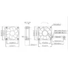 Axial Flow Fan, POWERYEAR, Brushless, 50mm, 5025 - view 5