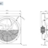 Axial Flow Fan, SANXIN, 1250W - view 4
