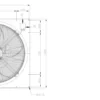 Axial Flow Fan, SANXIN, 2000W, 720RPM - view 2