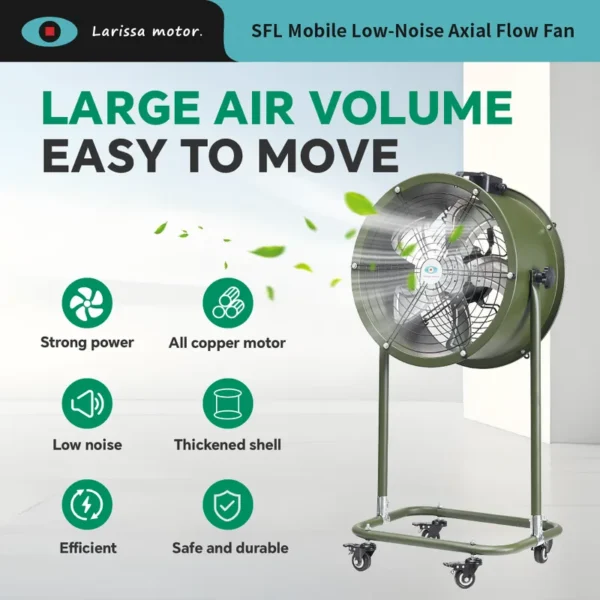 Axial Flow Fan, SFL, Aluminum, Copper - view 2