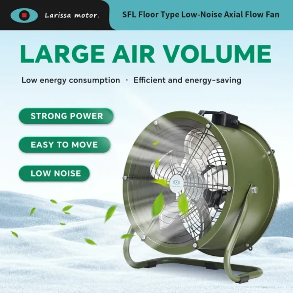 Axial Flow Fan, SFL, Aluminum, Portable - view 4