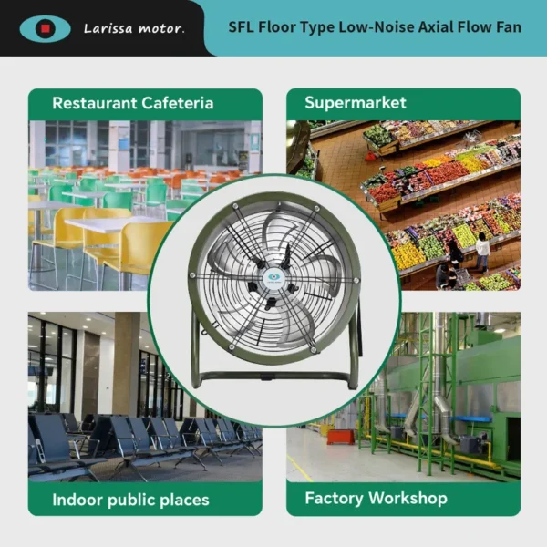 Axial Flow Fan, SFL, Aluminum, Portable - view 6