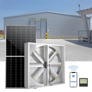 Axial Flow Fan, Solar, Wall