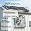 Axial Flow Fan, Solar, Wall - view 2