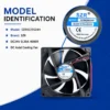 Axial Flow Fan, SZR9225, 5/12/24/48V, 92x92x25mm, 2000-5000RPM - view 2