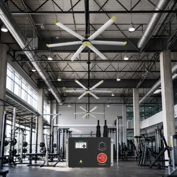 Axial Flow Fan, VEICHI, 7.5M, 220/380V, Ceiling