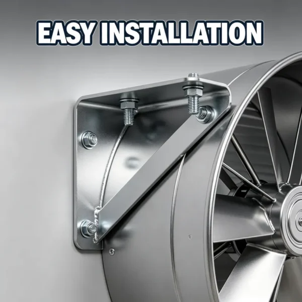 Axial Flow Fan, Wall, Stainless, Steel, 380V - view 3