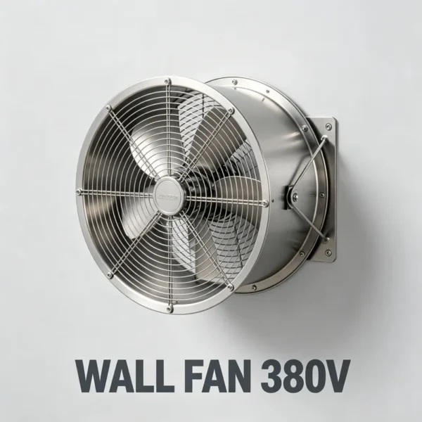 Axial Flow Fan, Wall, Stainless, Steel, 380V - view 5