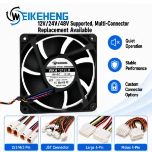Axial Flow Fan, WKH, 1212LB, 12V, BLDC