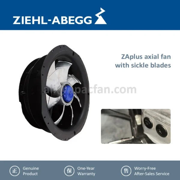 Axial Flow Fan, ZIEHL, ABEGG, ZN080-ZIL.GL.V7P3, 180812 - view 4