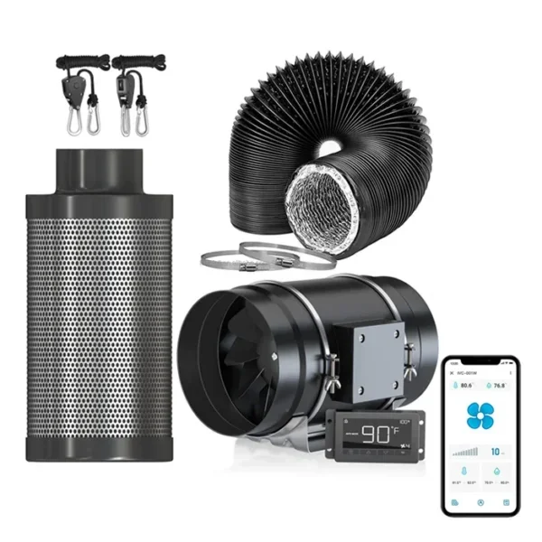 Axial Flow Fans, 200mm, Combo553CFM