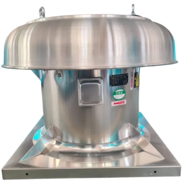 Axial Flow Roof Ventilator, Aluminum, 3Ph, 2100~35000m³ - view 3