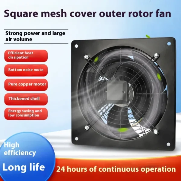 Axial Flow Solar Fan, YWF, 30w, Carbon steel - view 3