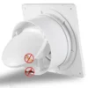 Axial Flow Ventilation Fan, 4inch, 6inch, 8inch, Plastic - view 2
