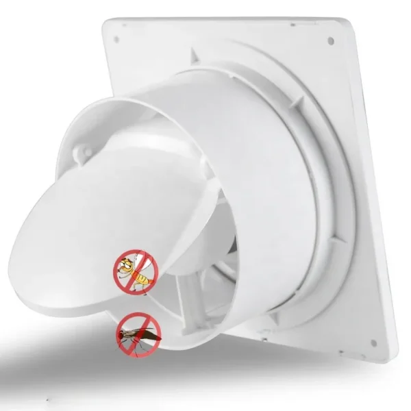 Axial Flow Ventilation Fan, 4inch, 6inch, 8inch, Plastic - view 2