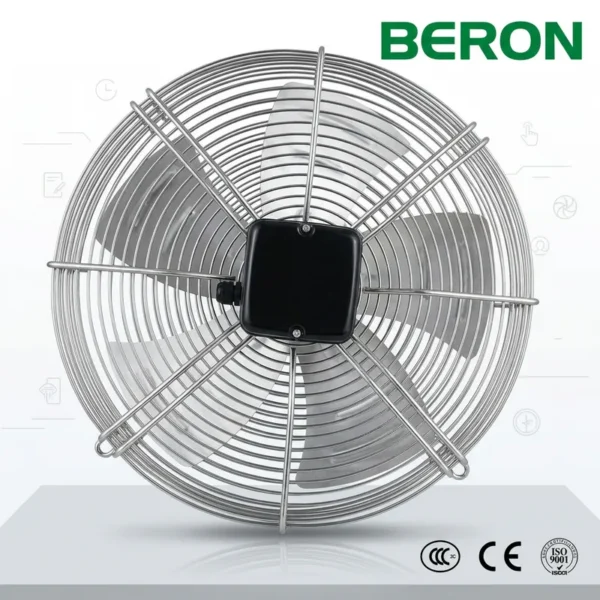Axial Flow Ventilation Fan, 500mm, 220V, 380W, Aluminum - view 3