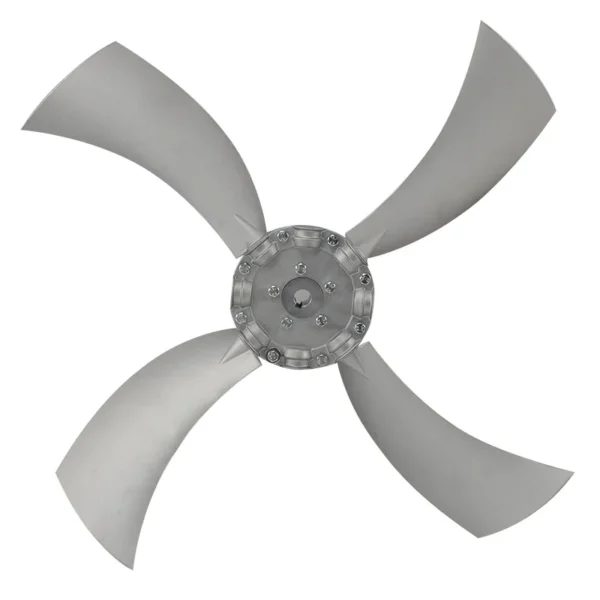 Axial Flow Ventilation Fan, Aluminum, Aluminum Alloy - view 2