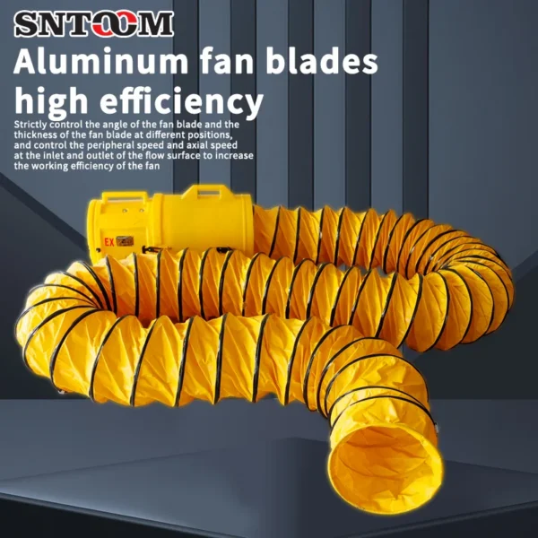Axial Flow Ventilation Fan, CTF-30, Explosion-Proof, Copper - view 2