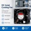 Axial Inverter Cooling Fan, 12V, 27.60W, EC24V, 48V - view 2