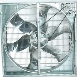Axial Louver Exhaust Fan, TWO, 220 V, Electric
