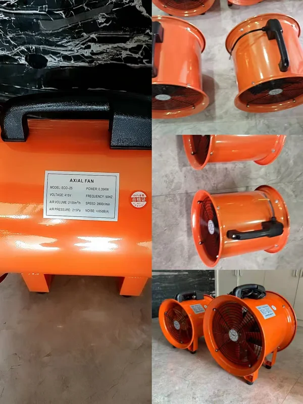 Axial Portable Ventilation Fan, 200mm, 250mm, 350mm - view 3