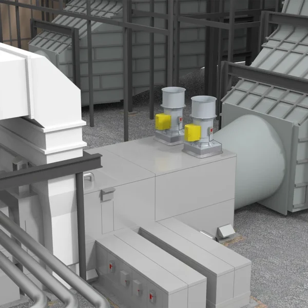 Axial Smoke Exhaust Fan, 7000, CFM, Cast - view 3