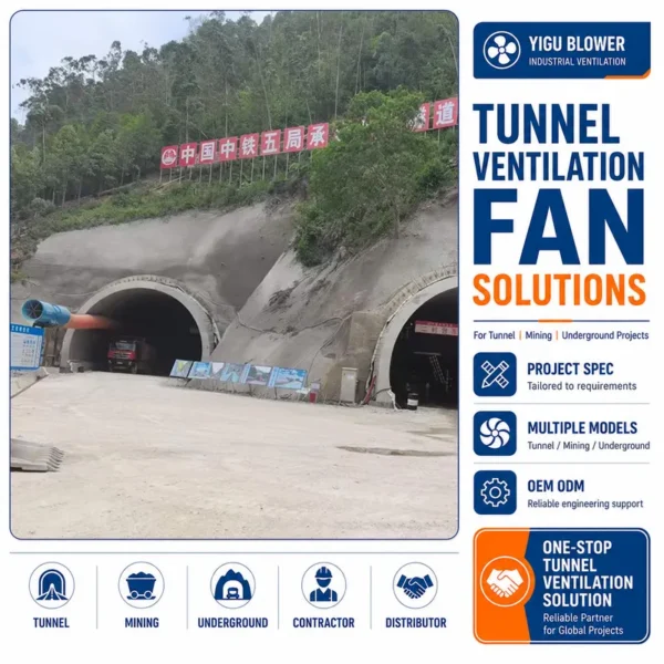 Axial Tunnel Jet Fan, SDGC, 16A, 380V