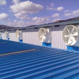 Axial Ventilation Exhaust Fan, FRP, Wall