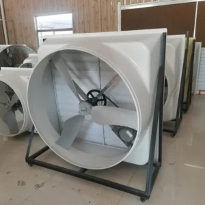 Axial Ventilation Exhaust Fan, FRP, Wall, 120 V, 50HZ, 1450RPM