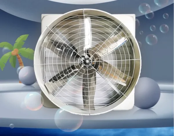 Axial Ventilation Exhaust Fan, FRP, Wall