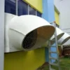 Axial Ventilation Exhaust Fan, FRP, Wall - view 4