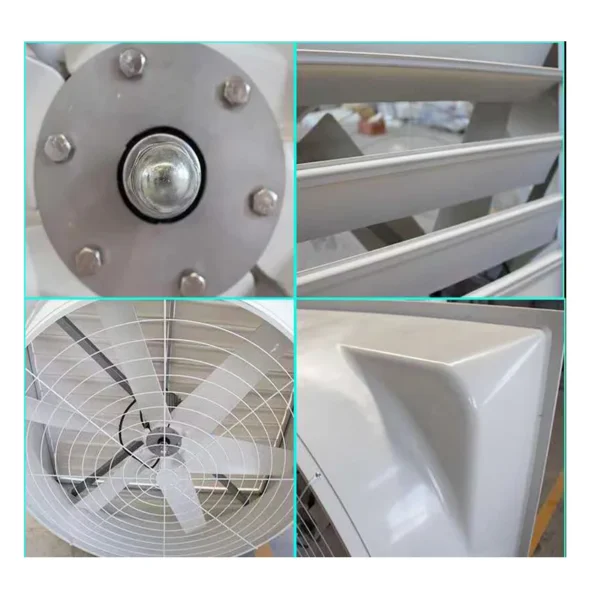 Axial Ventilation Exhaust Fan, FRP, Wall - view 6