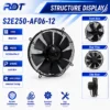 Axial Ventilation Fan, 230V, S2E250-AF06-12 - view 5