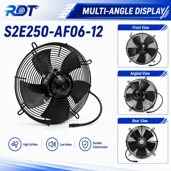 Axial Ventilation Fan, 230V, S2E250-AF06-12 - view 6