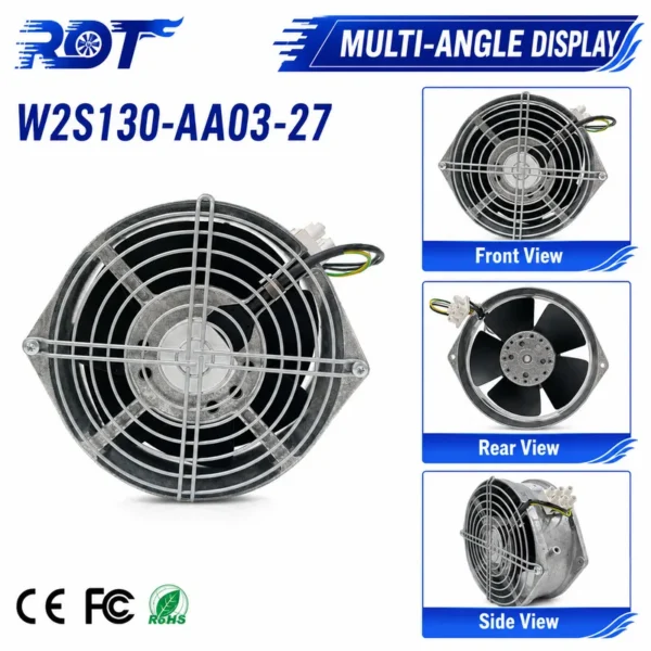 Axial Ventilation Fan, 230V, W2S130-AA03-27 - view 5