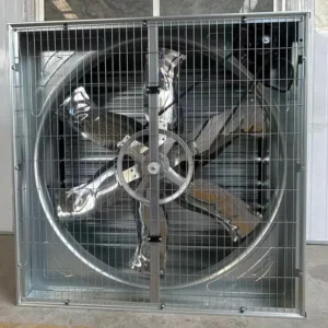 Axial Wall-mounted Exhaust Fan, 50'', Stainless, Steel, 4500