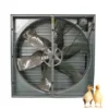 Axial Wall-mounted Exhaust Fan, 50'', Stainless, Steel, 4500 - view 3