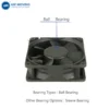 Ball Bearing, AM12038M12B, 5V/12V/24V/48V, 120x120x38mm, Axial - view 5